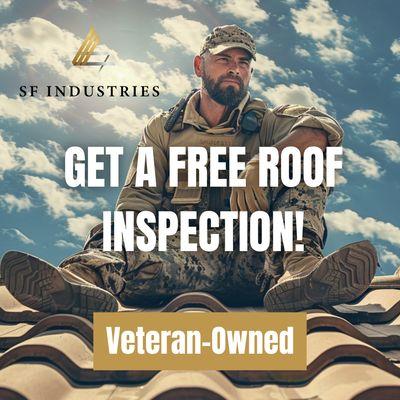 SF Roofing offers free roofing inspections