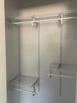 Bedroom Closet Shelving System 2019