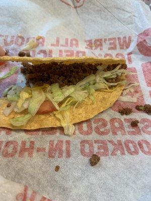 Poor excuse for a taco!