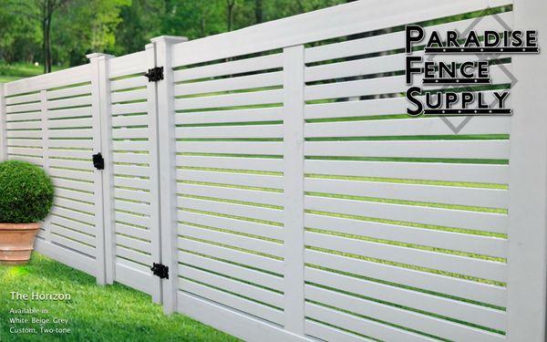 The Horizon PVC Fence by Paradise Fence Supply