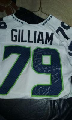 End of football season gift from Garry Gilliam