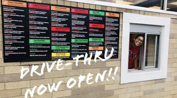 WE HAVE A DRIVE THRU!!