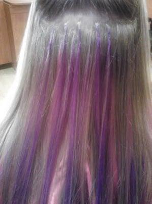 purple fusion extensions