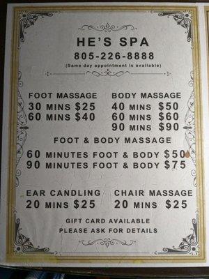 He's Spa