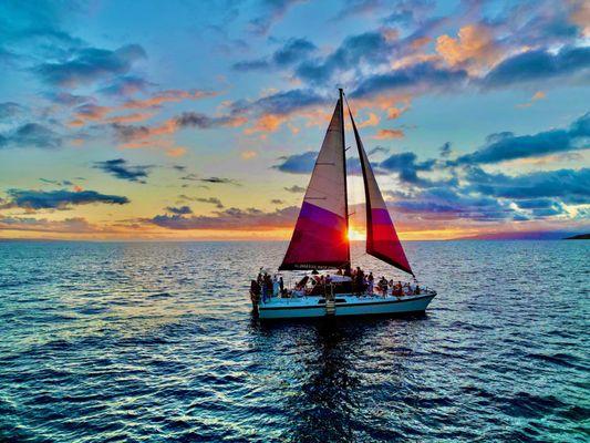 Book a private charter for a gorgeous sunset cruise!