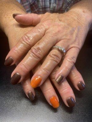 Fun fall nails!