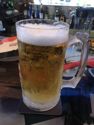 Cold Miller lites on draft