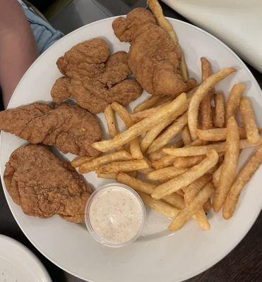 Chicken Tender Platter.