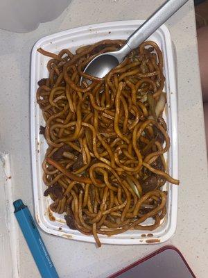 40. Beef Lo Mein - Small