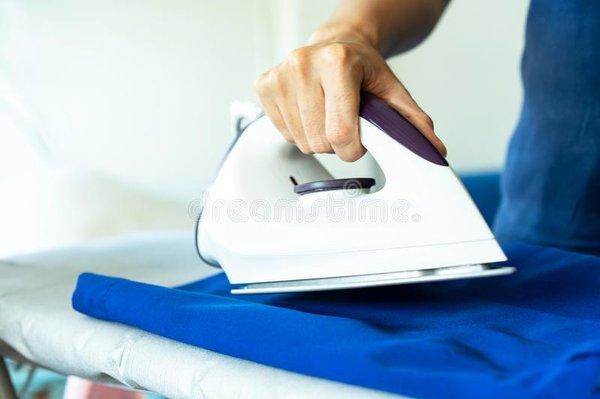 Hand Ironing.