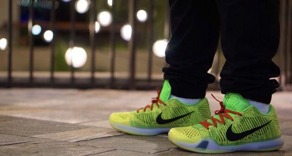 KOBE X NIKE ID's (Grinch inspired) got it for a DEAL.