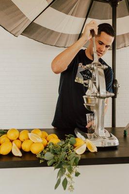 Our lemonade is fresh squeezed and made to order.