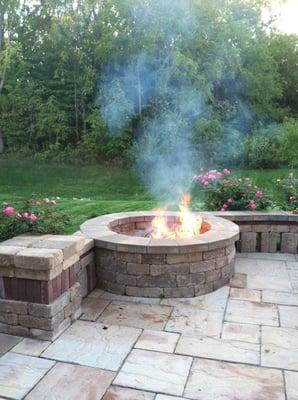 outdoor fire pit