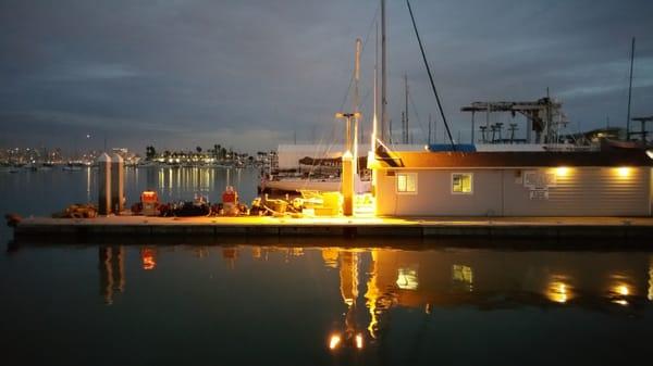 High Seas at night