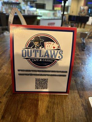 Outlaws - Restaurant in Hardin on our way to Montana