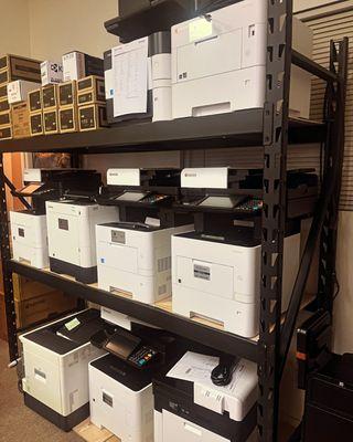 Copiers & parts ready to go!