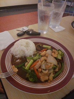 Pad pik pow with chicken