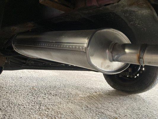 New muffler