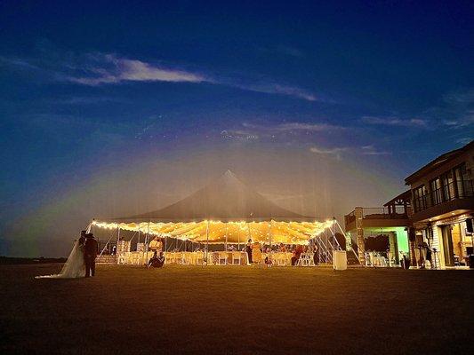 Tented reception