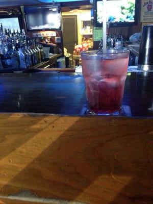 Vodka cranberry.