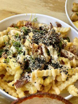 Fries with Furikake for breakfast!