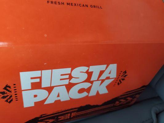 Del taco Fiesta pack 6 tacos &6 burritos