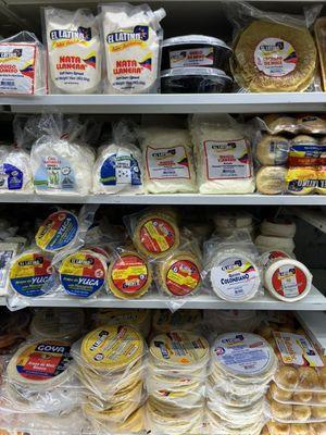 Productos Colombianos y Venezolanos,Arepas, Cachapas, queso de Mano, Buñuelos, Pan de Bono,