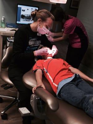 Tyler loved Dr. Darcy and her entire team! Very kid friendly!