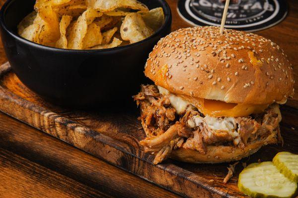 Longtab's Pulled Pork Sandwich