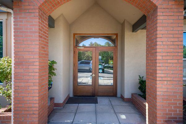 Entrance door at Prickly Pear Family Dental Prescott AZ