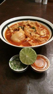 Will be selling menudo friday and Saturday with a side of homemade tortillas.-Taqueria Corona