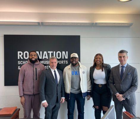 Today PN Lawyers partners spoke to Global Sports Business students in the Roc Nation School of Music, Sports, & Entertainment.