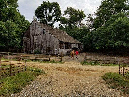 The barn and stable s