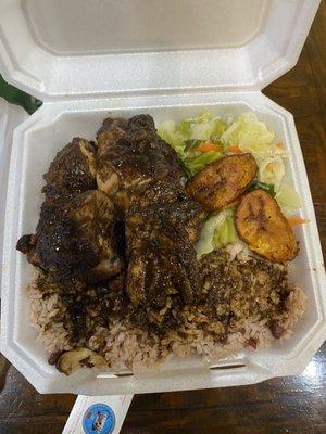 Jerk Chicken Dinner Togo