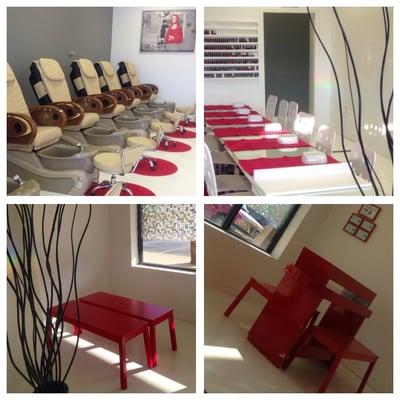 Come see our newly renovated salon with 6 new Shiatsu Logic massage pedicure chairs and a nail bar manicure area.