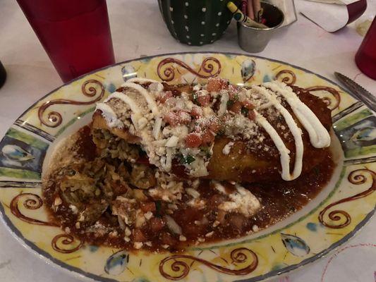 Chorizo Chimichanga