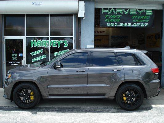 18 Jeep Track Hawk Tint