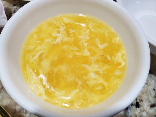 Egg drop soup.  If you can judge a place in one dish..  This one highlights their skills