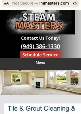 Don't call this number! This is not the Orange County Steam Masters with the high reviews!!