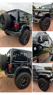 Jeep Wrangler after Regular (Maintenance) bi-weekly Wash- EXTERIOR