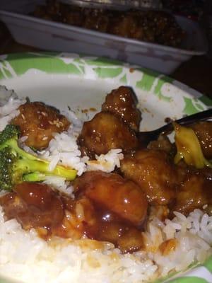 Amazing sesame chicken!