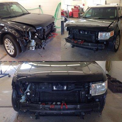 Before- Ford Flex Front End Collision