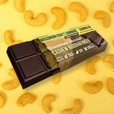 3 Tall Pines' Extra Strong Delta 8 Chocolate Bar packs a big punch! This enchanting bar is crafted with fine milk chocolate, cashew butter,