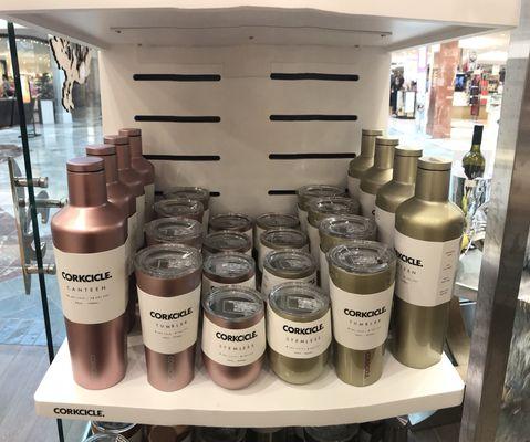 We've got a great selection of Corkcicle tumblers, wine, champagne and canteens in stock in various colors. These come out great engraved!