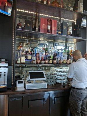 Bar area