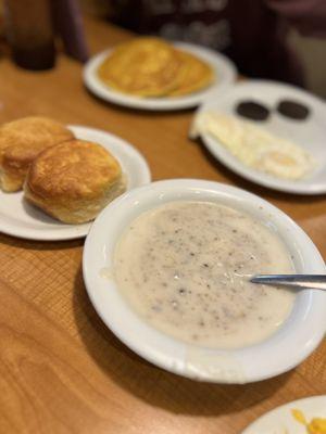 Biscuits and gravy