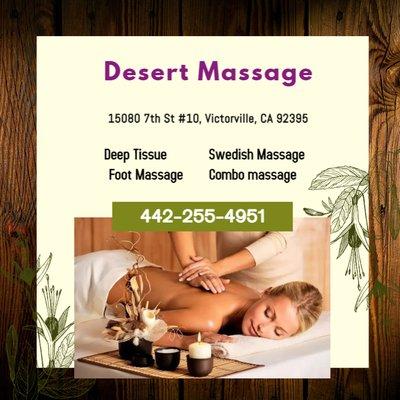 A traditional Swedish massage utilizing a system of techniques specially created to relax muscles by applying strokes and pre...