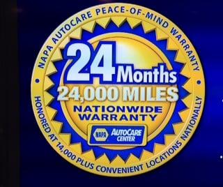 Our "Piece of Mind" Warranty!