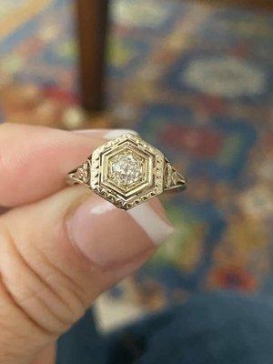 1920 Hexagon Filigree