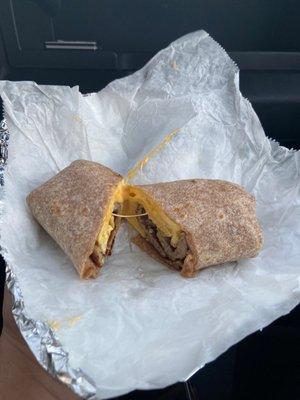 Sausage Egg and Cheese Wrap